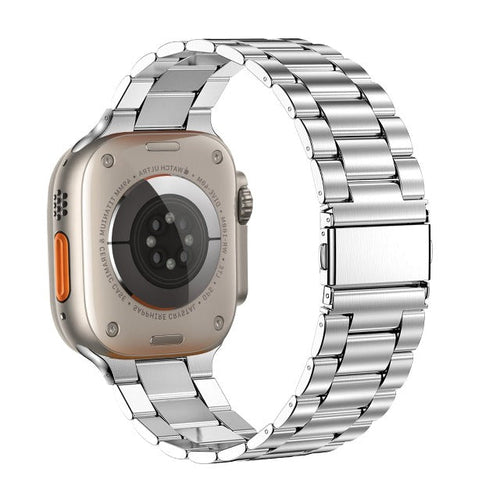 Bransoletka Apple Watch ze stali nierdzewnej w kolorze srebrnym