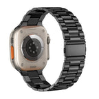 Bransoletka Apple Watch ze stali nierdzewnej w kolorze czarnym