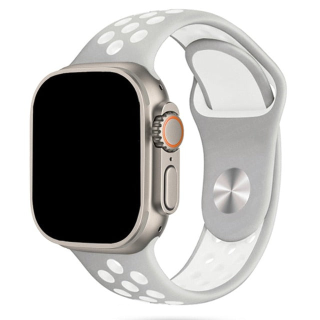 Bransoletka sportowa Apple Watch biała