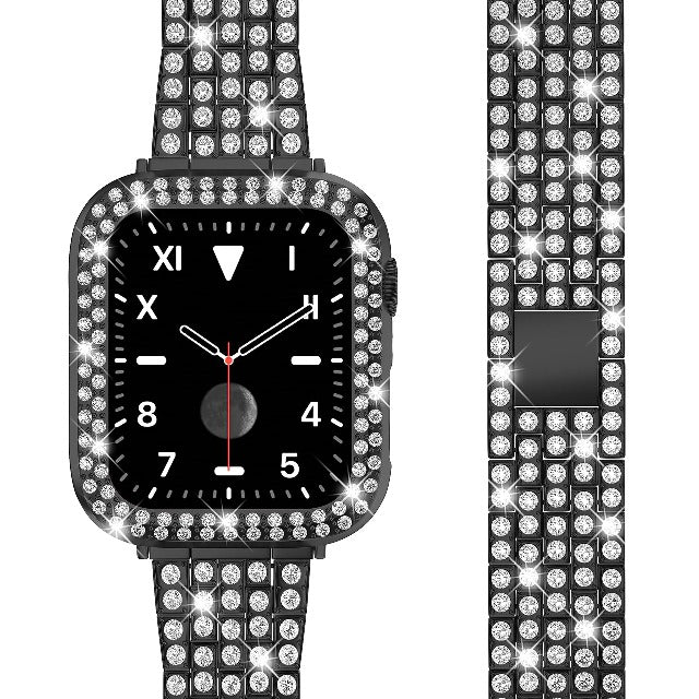 Bransoletka Apple Watch Diament dla Kobiet czarna