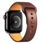 Bransoletka Apple Watch ze skóry kawowa
