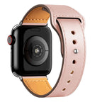 Bransoletka Apple Watch ze skóry różowa