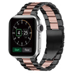 Bransoletka Apple Watch z czarnego i różowego złota
