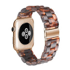 Bransoletka Apple Watch z żywicy miodowa