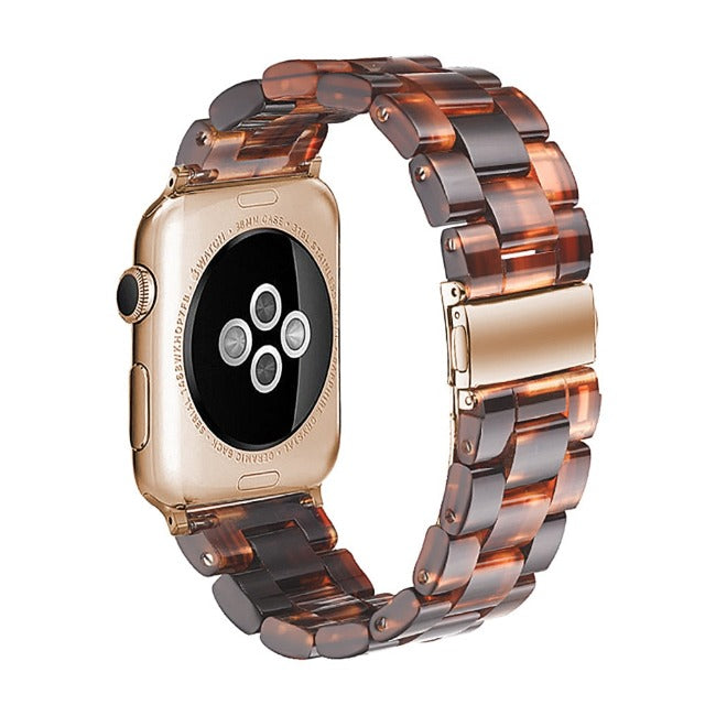 Bransoletka Apple Watch z żywicy miodowa