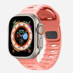 Bransoletka Apple Watch z chirurgicznego silikonu różowa
