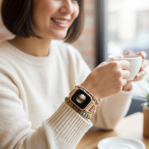 Bransoletka Apple Watch z naturalnym kamieniem 