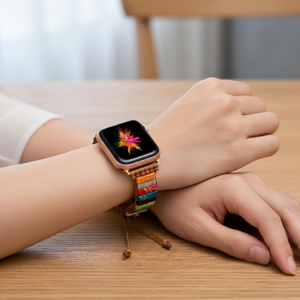 Bransoletka Apple Watch z naturalnym kamieniem 