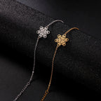 Bransoletka damska Cube de Métatron srebrna