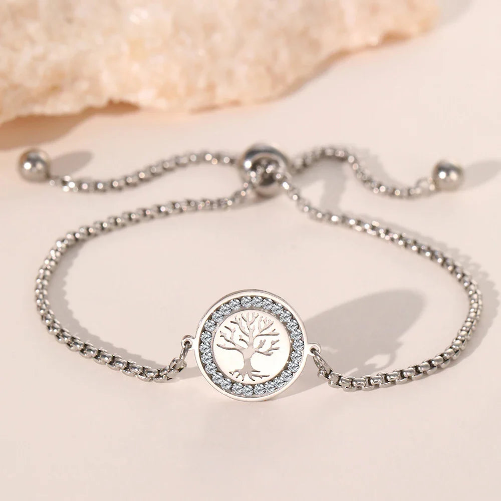 Bracelet avec Arbre de Vie argent