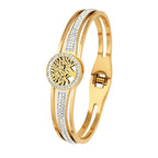 Bransoletka z Drzewem Życia i złotym kryształem
