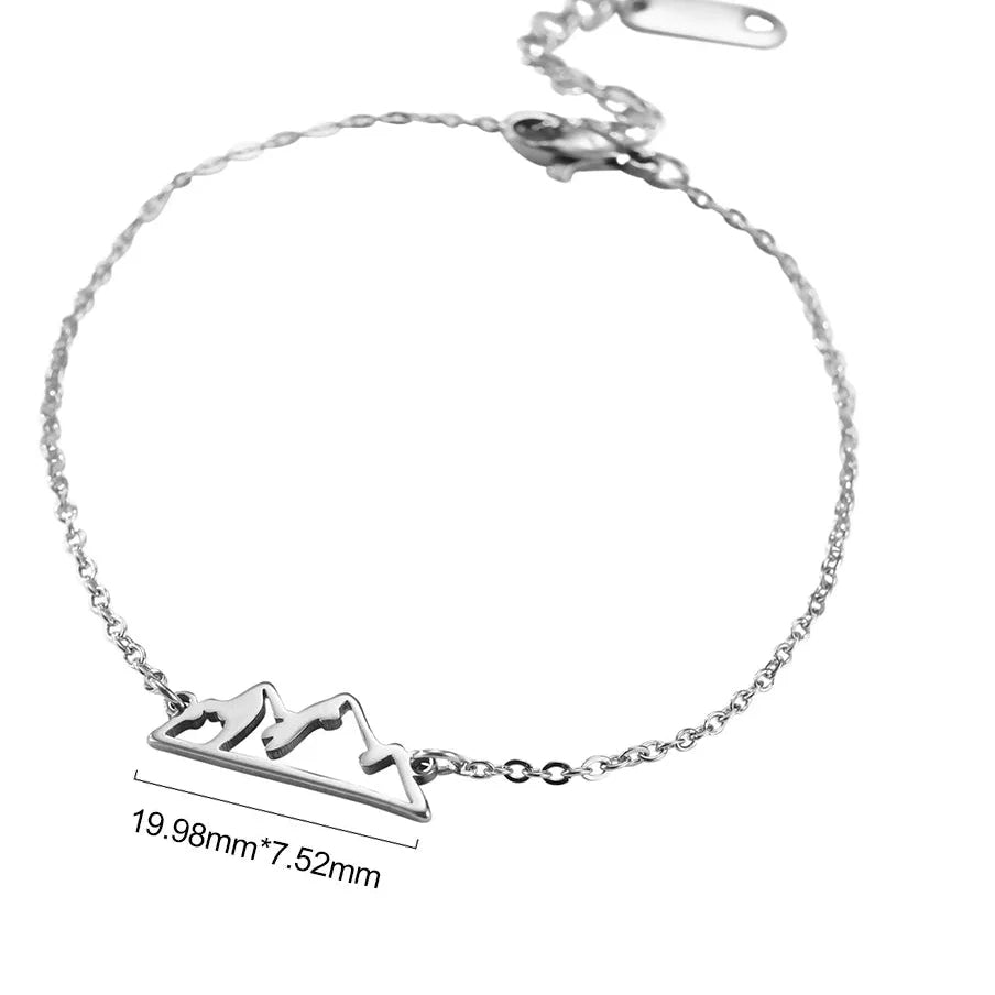 Armbånd med bjergvedhæng til kvinder