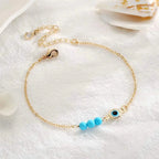 Bransoletka z koralikami przeciwko złemu oku