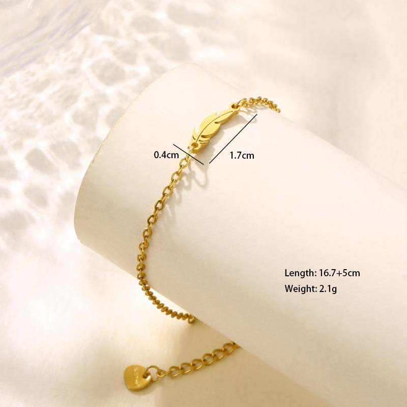 Armbånd med fjer til kvinder 