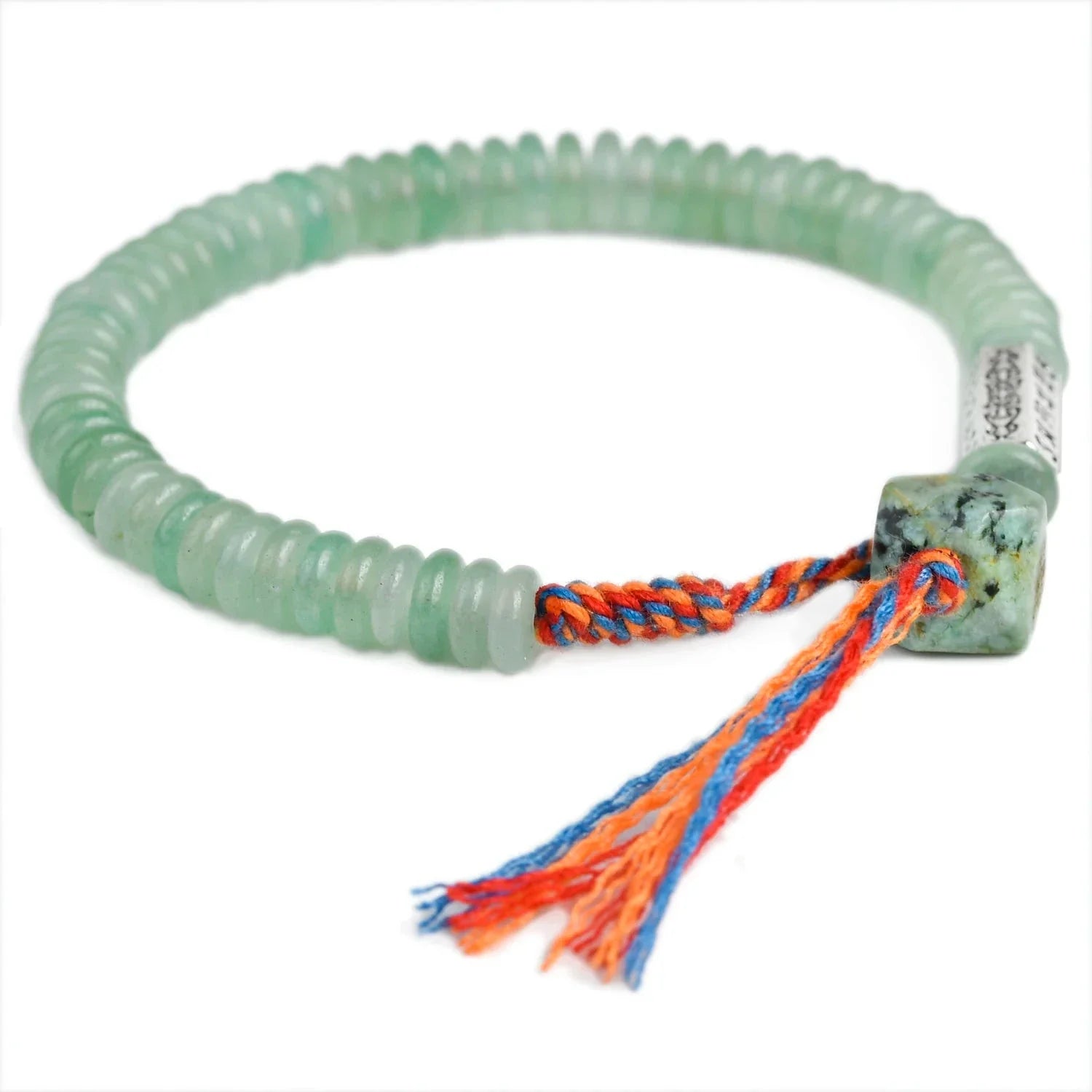 Bracelet Bouddhiste Tibétain en Perles  aventurine
