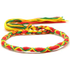 Brazylijska bransoletka w stylu hippie boho pomarańczowa