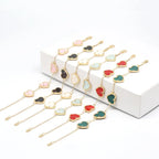 Złota bransoletka serce dla kobiet