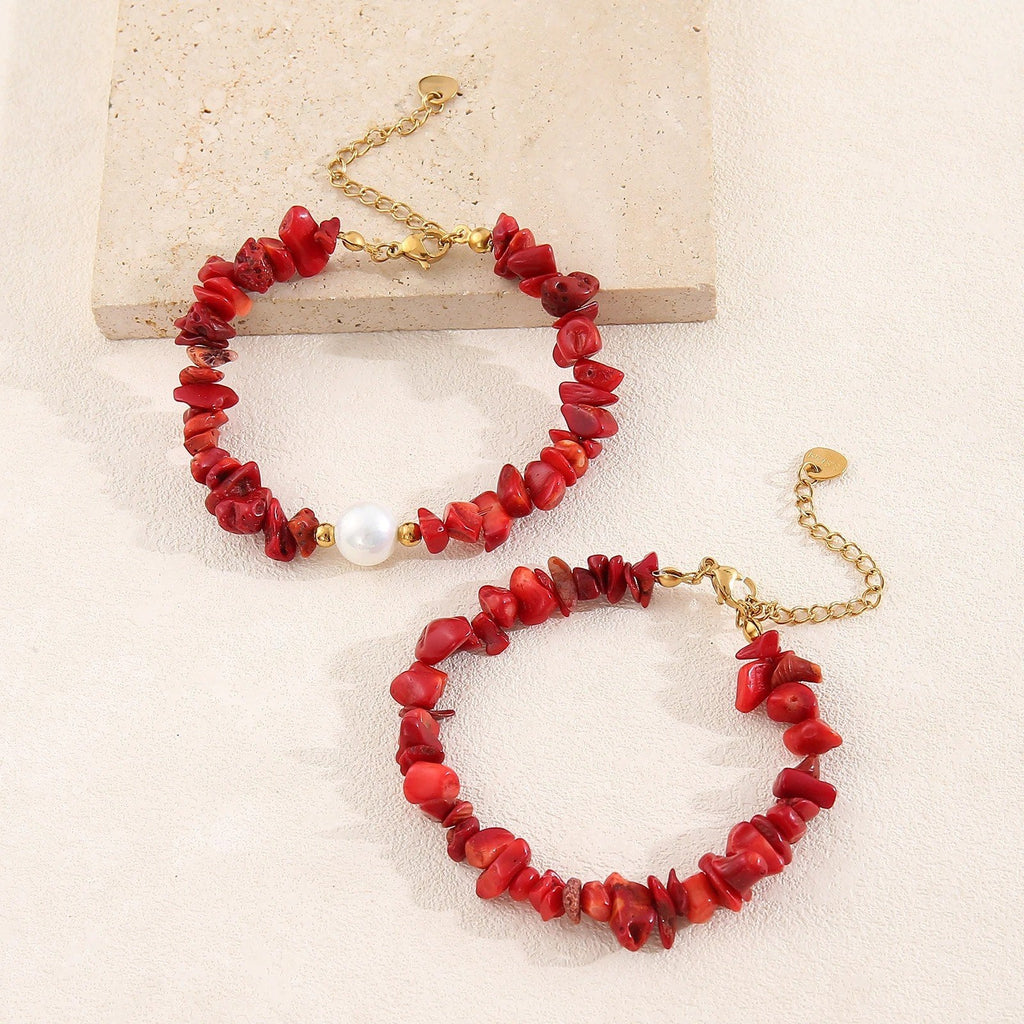 Bracelet Corail Rouge