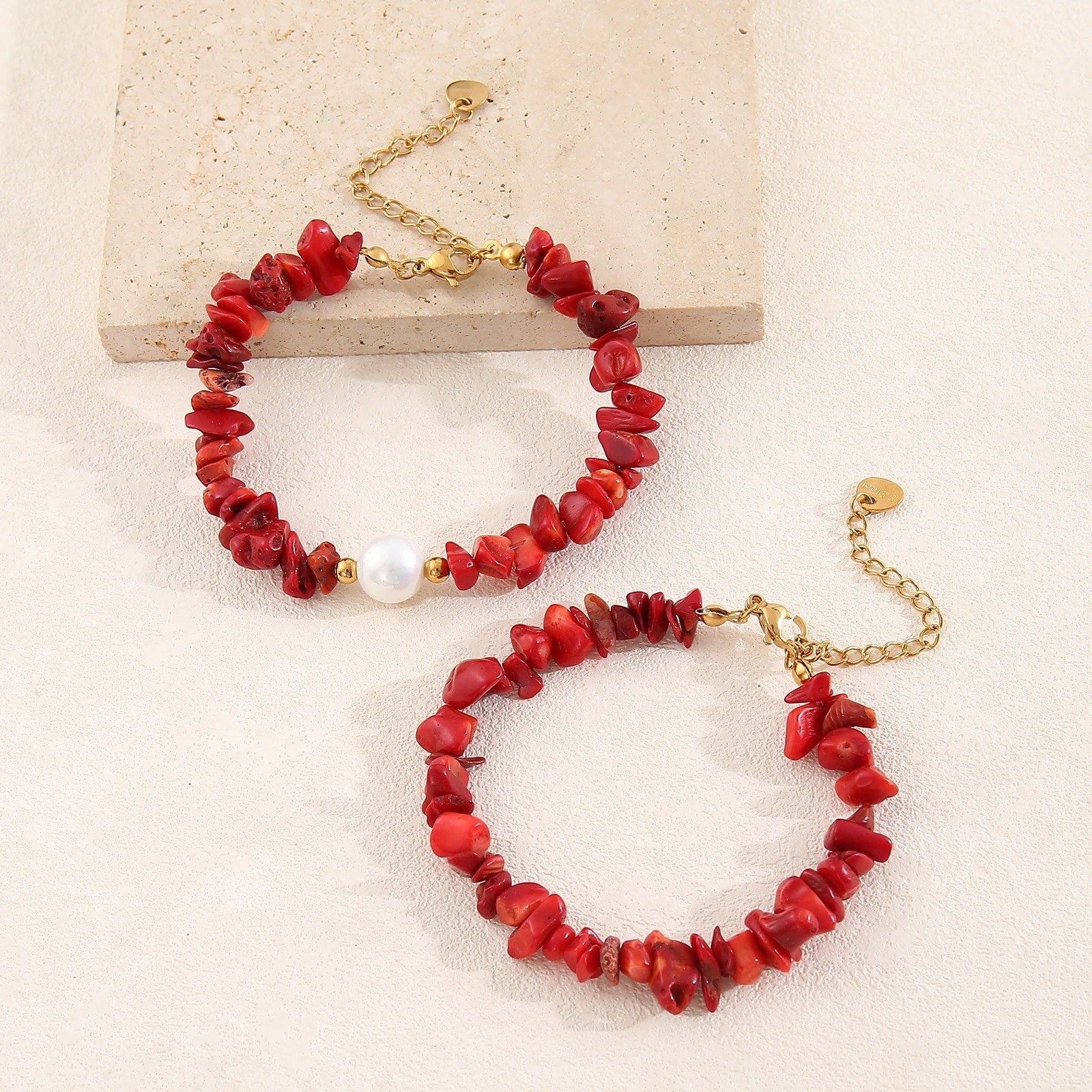 Bracelet Corail Rouge