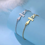 Bransoletka Krzyż Ankh Egipt srebro 1