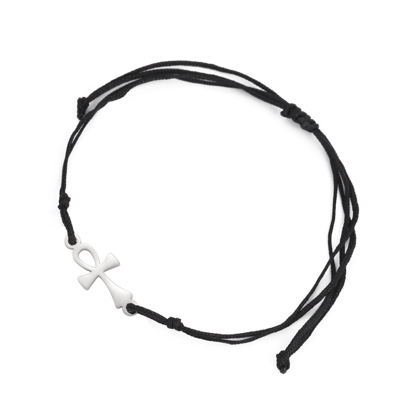 Bransoletka Krzyż Ankh Egipt czarny