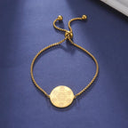 Bransoletka Kostka Metatrona Ochronna złota