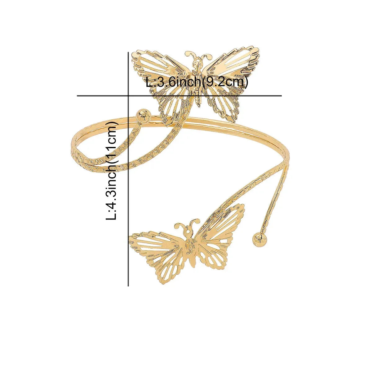 Elegancka Bransoletka na Ramię - Biżuteria na Biceps i Ozdoba Górnej Części Ramienia z Łańcuszkiem dla Kobiet