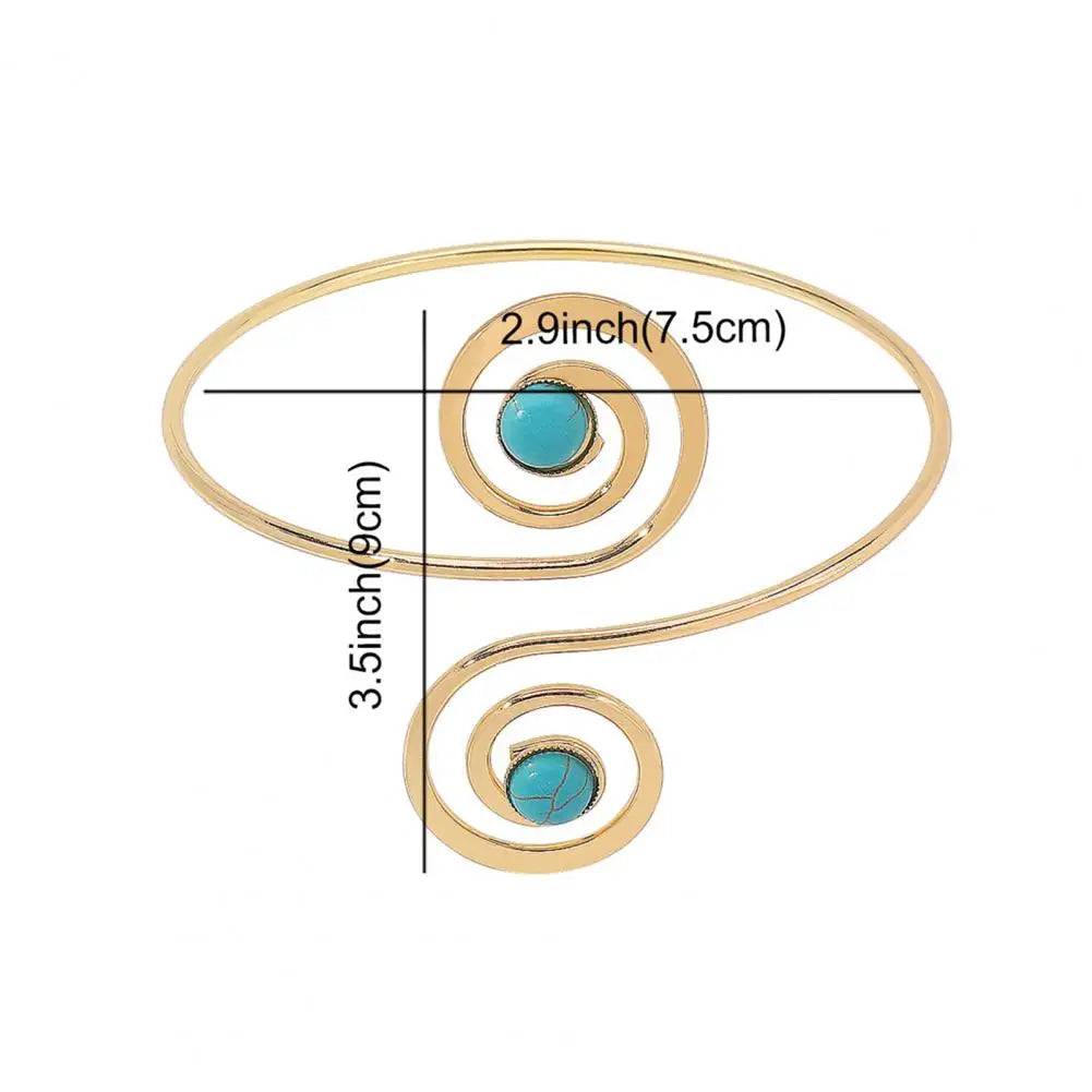 Bransoletka na ramię i biżuteria na biceps damska - elegancka ozdoba łańcuch na ramię