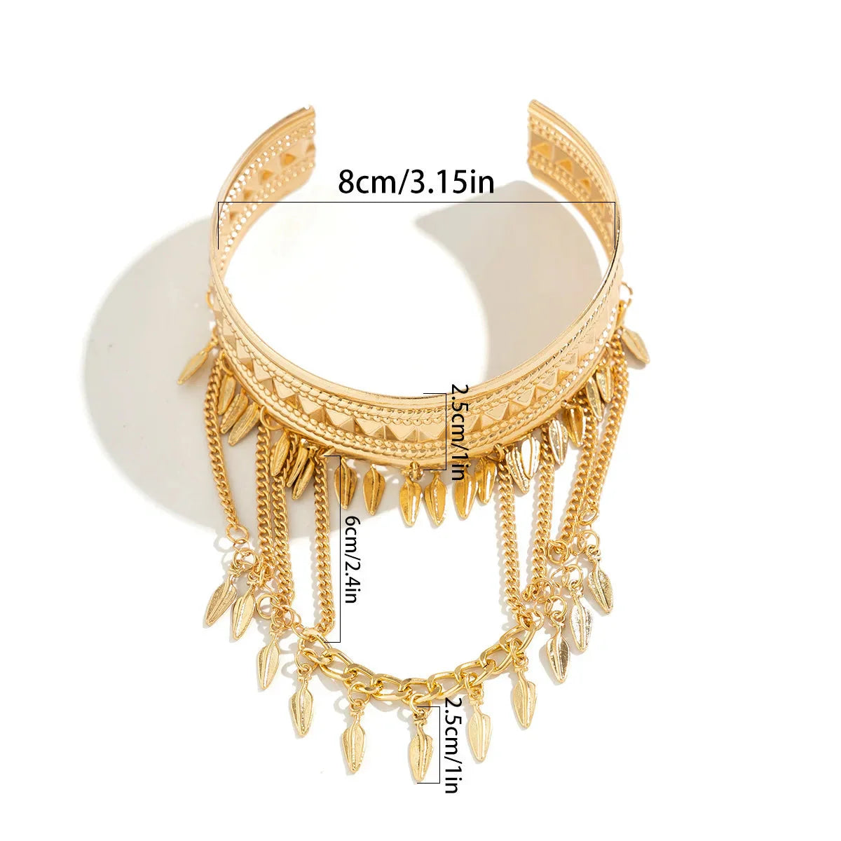 Bransoletka na Ramię Damska z Piórami 