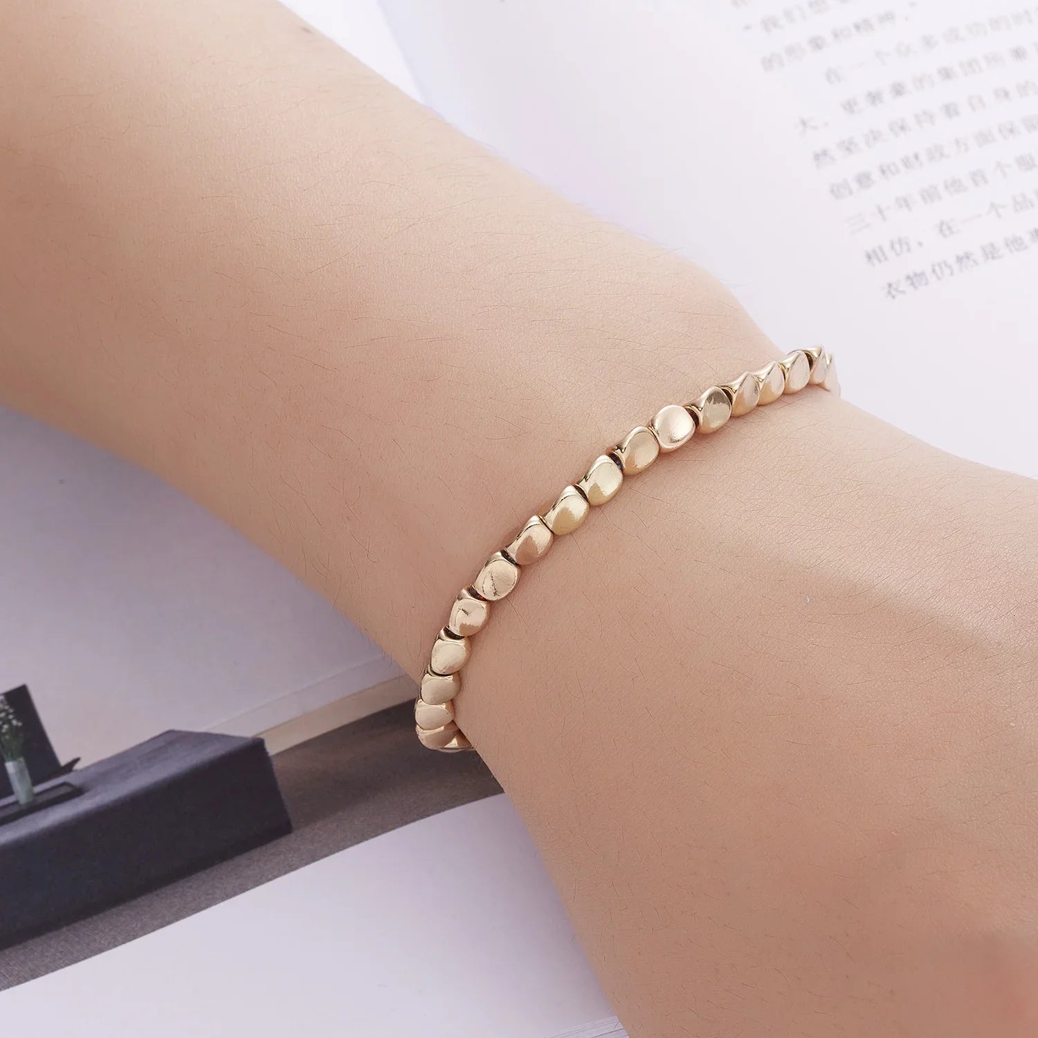 Bransoletka Szczęścia Tybetańska Miedziana 