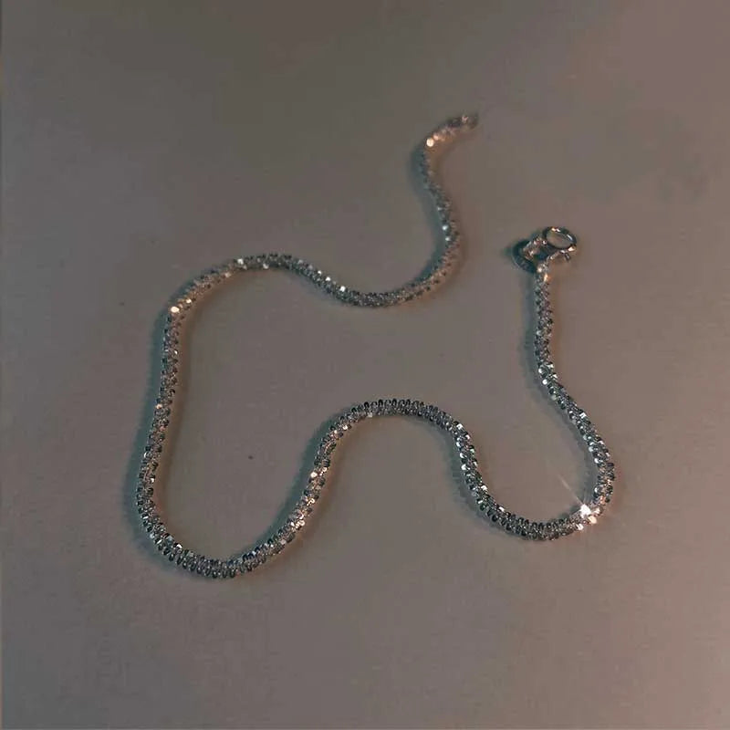 Bransoletka na kostkę Chic srebrna