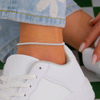 Bransoletka na kostkę dla kobiet w 9 kolorach 