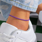 Bransoletka na kostkę dla kobiet w 9 kolorach 