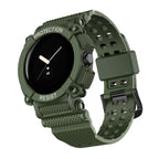 Solidna ochrona bransoletki do smartwatcha Google Pixel Watch 1 & 2 zielony wojskowy