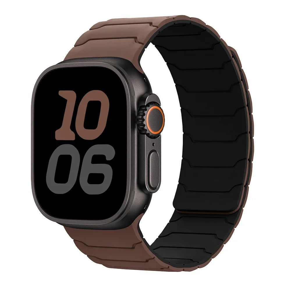Magnetyczny pasek zamienny do Apple Watch brązowy