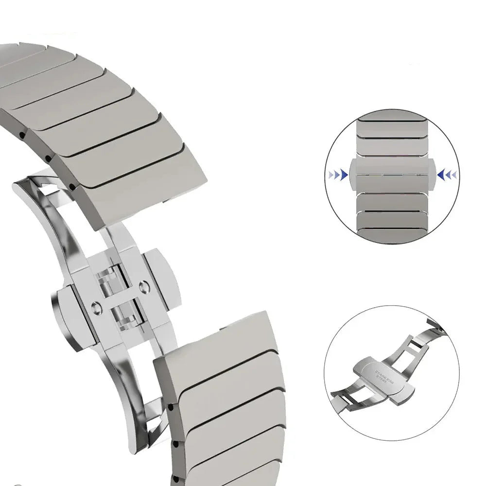 Wymienna bransoleta ze stali nierdzewnej do Apple Watch 