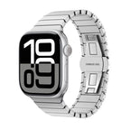 Wymienna bransoleta ze stali nierdzewnej do Apple Watch srebrna
