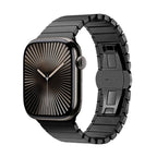 Wymienna bransoleta ze stali nierdzewnej do Apple Watch czarna