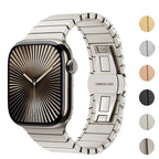 Wymienna bransoleta ze stali nierdzewnej do Apple Watch srebrna