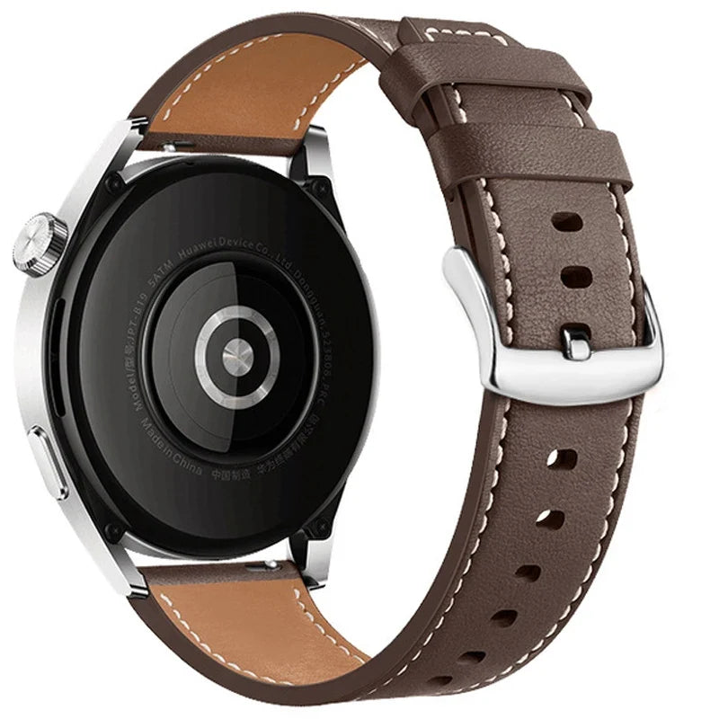 Skórzany pasek zamienny do Google Pixel Watch 1, 2, 3, 4, 41mm, 45mm brązowy