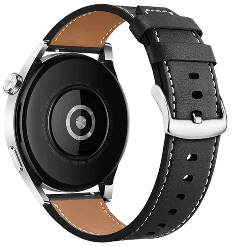 Skórzany pasek zamienny do Google Pixel Watch 1, 2, 3, 4, 41mm, 45mm czarny