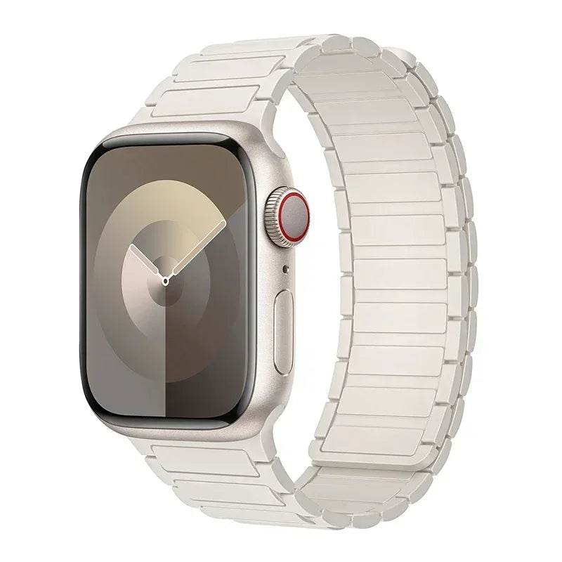 Magnetyczny pasek zastępczy do Apple Watch biały