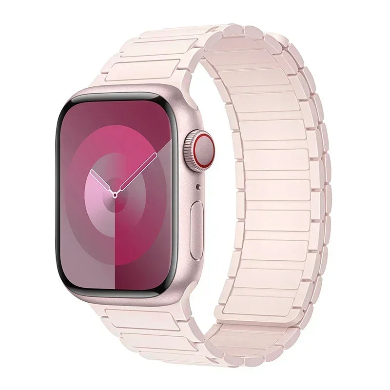 Magnetyczny pasek zastępczy do Apple Watch różowy