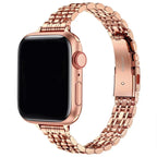 Wymienna bransoleta do Apple Watch ze stali nierdzewnej w kolorze różowego złota