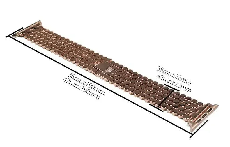 Bransoletka zamienna do Apple Watch ze stali nierdzewnej - damska 