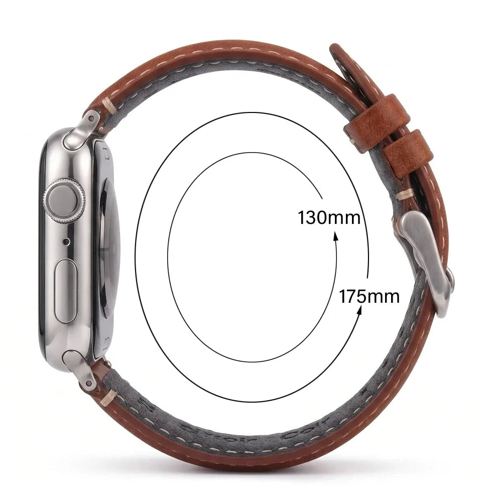 Klasyczny skórzany pasek zamienny do Apple Watch 