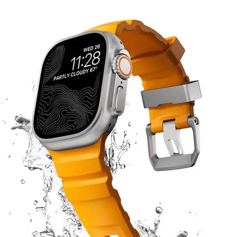 Gruby silikonowy pasek zamienny do Apple Watch