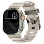 Gruby silikonowy pasek zamienny do Apple Watch biały