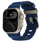 Gruby silikonowy pasek zamienny do Apple Watch niebieski