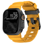 Gruby silikonowy pasek zamienny do Apple Watch żółty